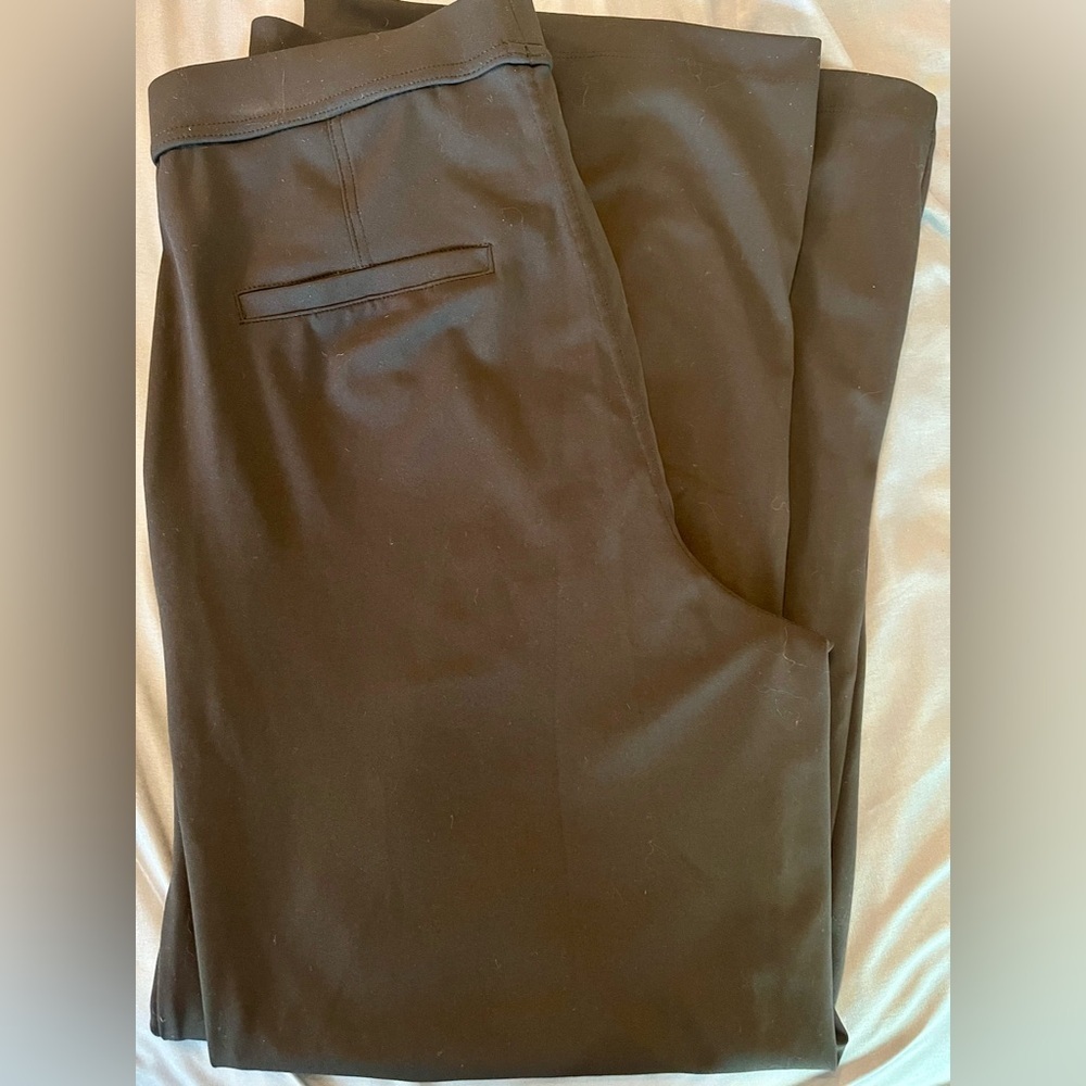 2 Pair of NWT HALARA Black Straight Leg Pants Size M and M Tall Pockets comfy - Picture 14 of 16